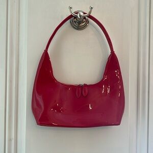 Red shiny bag